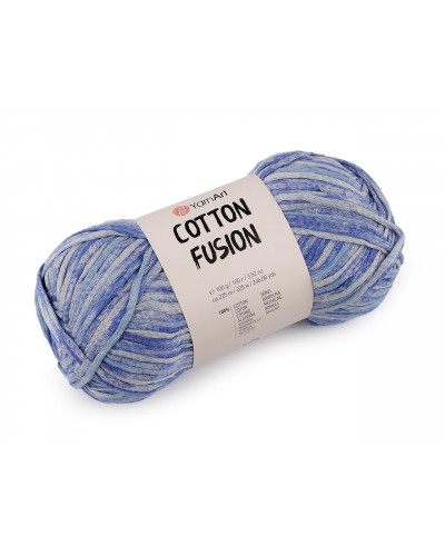 Bavlnená pletacia priadza Cotton Fusion 100 g - 1 ks | Mimib