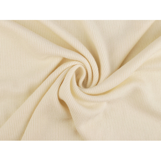 Bavlnený úplet rebrovaný / jemná svetrovina - 1 m | Mimib