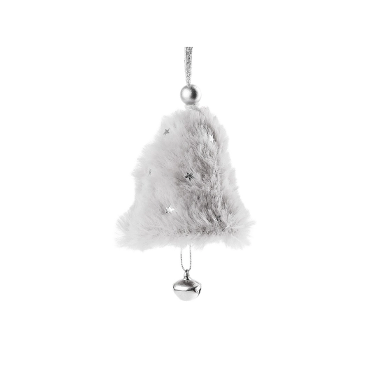 Kožušinový zvonček s rolničkou - 1 ks | Mimib