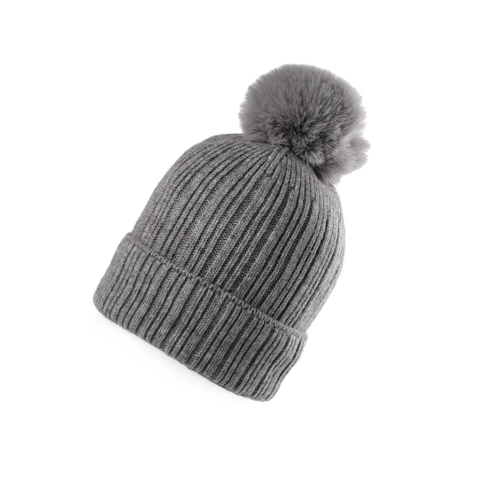 Dámska / dievčenská zimná čiapka s brmbolcom Emi Ross - 1 ks | Mimib