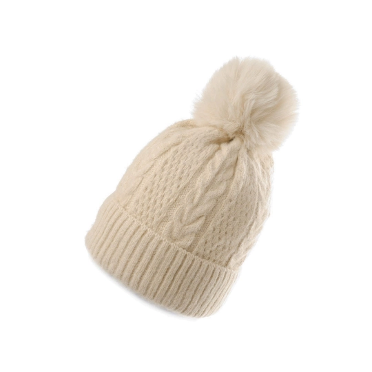 Dámska / dievčenská zimná čiapka s brmbolcom Emi Ross - 1 ks | Mimib