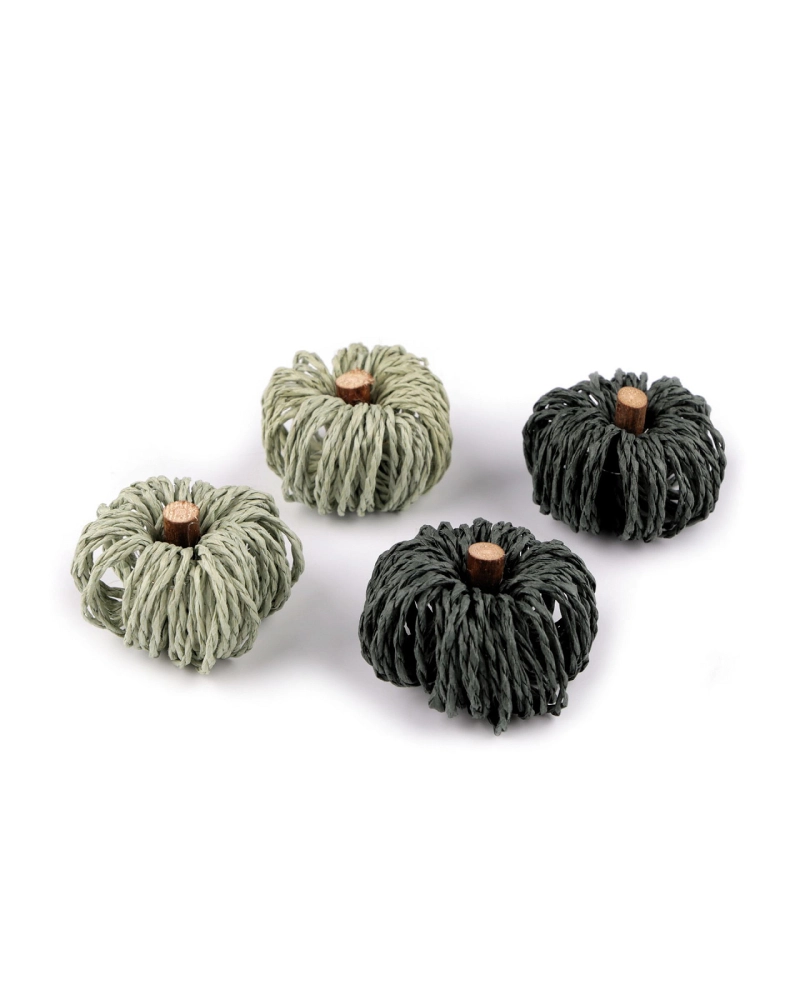 Tekvica z rafie na ďalšie aranžovanie - 4 ks | Mimib