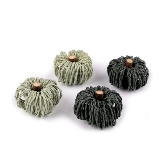 Tekvica z rafie na ďalšie aranžovanie - 4 ks | Mimib