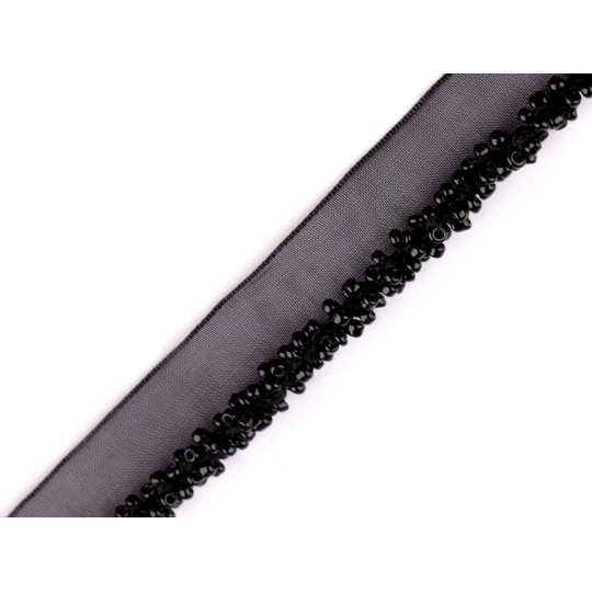 Polyesterová paspulka / kéder s rokajlom šírka 15 mm - 1 m | Mimib