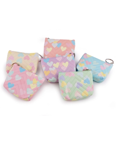 Malá peňaženka / kľúčenka srdce 10,5x8 cm - 1 ks | Mimib