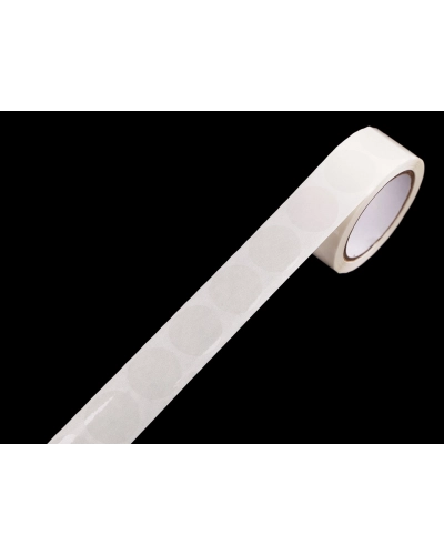 Samolepiace kolieska transparentné na rolke Ø2, 2,5, 3 cm - 1 ks | Mimib