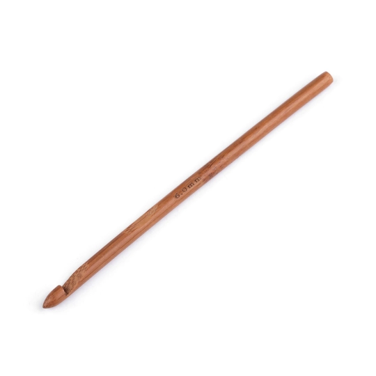 Bambusový háčik na háčkovanie veľ. 6, 7, 8, 10 - 1 ks | Mimib