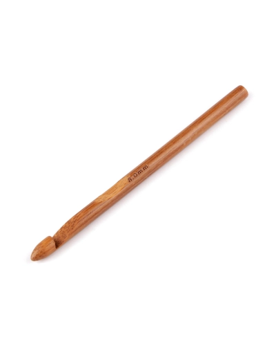 Bambusový háčik na háčkovanie veľ. 6, 7, 8, 10 - 1 ks | Mimib