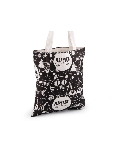 Textilná taška bavlnená pes, mačka 34x39 cm - 1 ks | Mimib