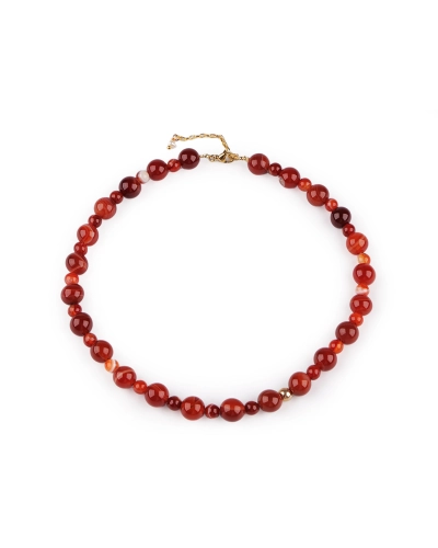 Náhrdelník z minerálov so zapínaním z nerezovej ocele - 1 ks | Mimib