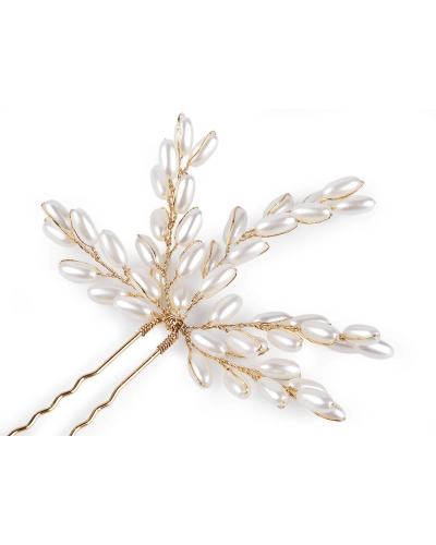 Vlásenka vetvička s perlami - 2 ks | Mimib