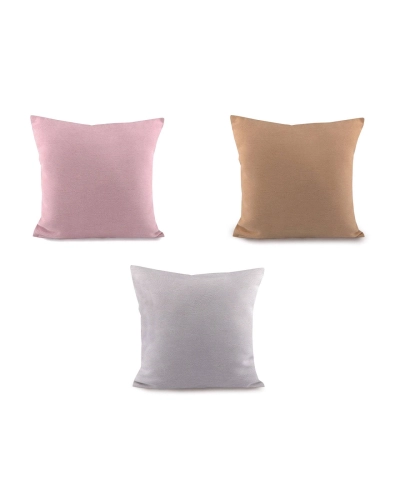 Obliečka na vankúš jednofarebná s jemným vzorom 45x45 cm - 2 ks | Mimib