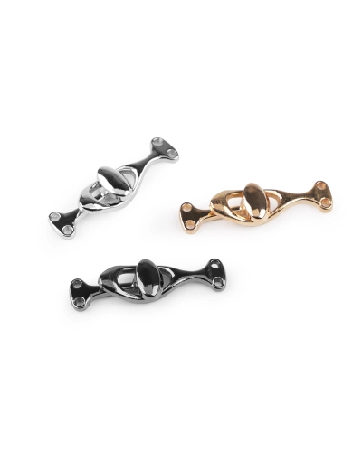 Kovové ozdobné zapínanie 10x36 mm - 1 pár | Mimib