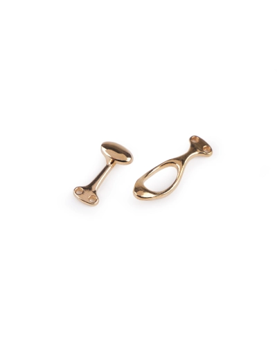 Kovové ozdobné zapínanie 10x36 mm - 1 pár | Mimib