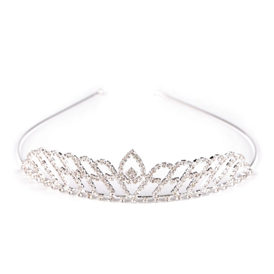 Štrasová čelenka / korunka do vlasov - 1 ks | Mimib