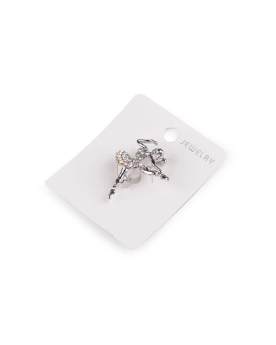 Brošňa s brúsenými kamienkami baletka - 1 ks | Mimib