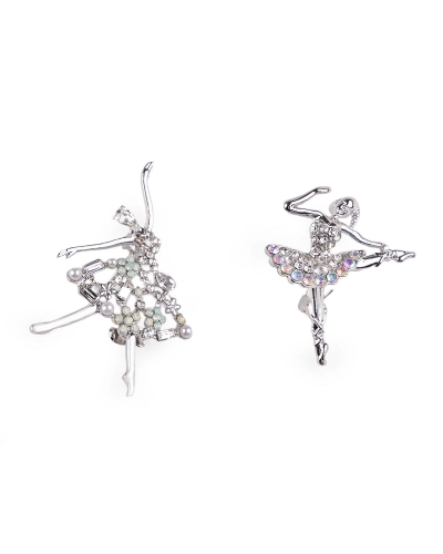 Brošňa s brúsenými kamienkami baletka - 1 ks | Mimib