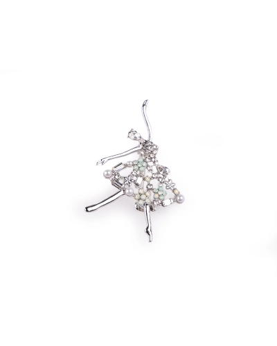 Brošňa s brúsenými kamienkami baletka - 1 ks | Mimib