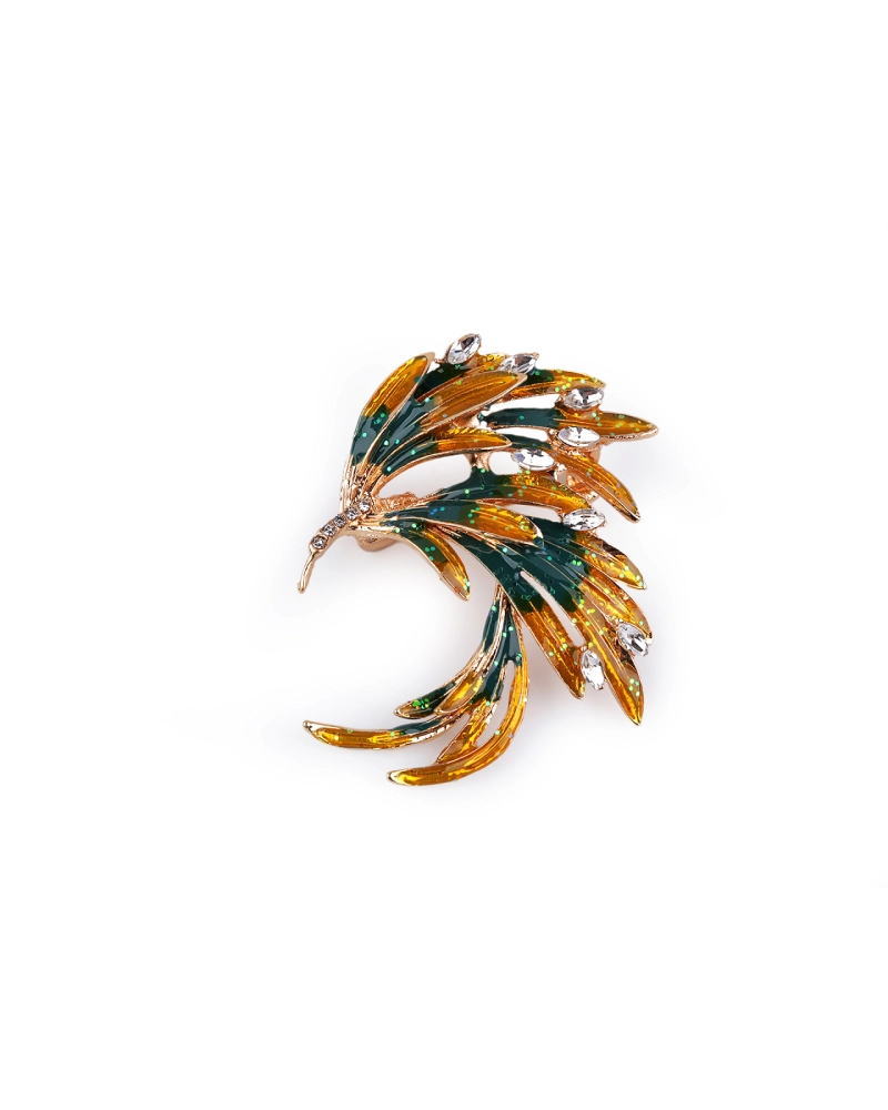 Brošňa s brúsenými kamienkami rajka - 1 ks | Mimib