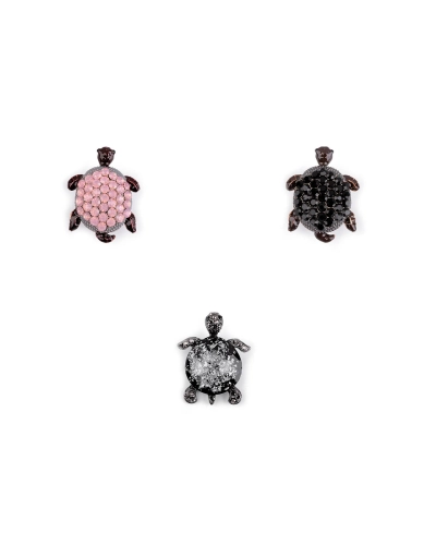 Brošňa s brúsenými kamienkami korytnačka - 1 ks | Mimib