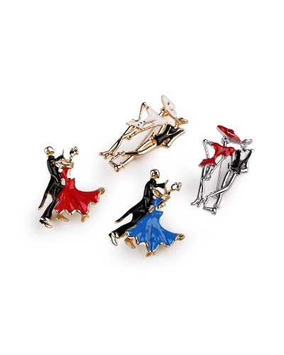 Brošňa modelky, tanečný pár - 1 ks | Mimib