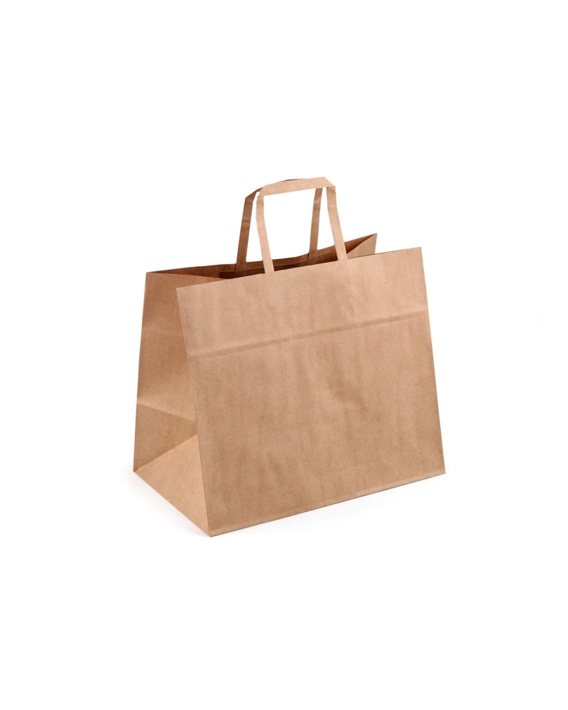 Papierová taška so širokým dnom 32x27 cm - 25 ks | Mimib