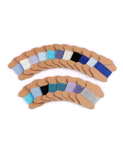 Voskovaná nylonová niť Ø0,3 mm lesklá na ručné pletenie náramkov - 1 kar. | Mimib