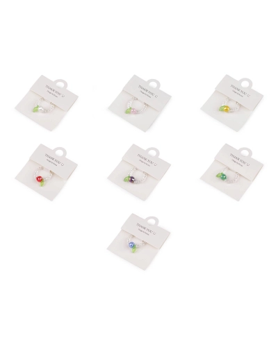 Prsteň pružný z brúsených koráliek s AB efektom - 1 ks | Mimib