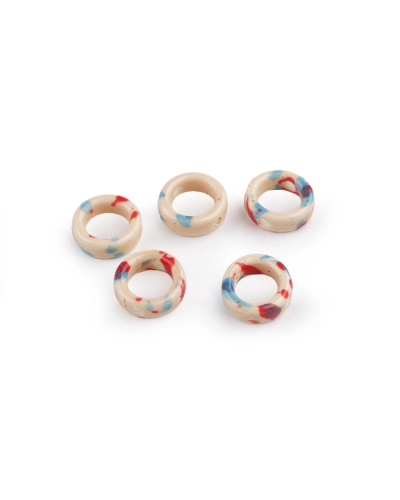 Porcelánové korálky / komponenty na výrobu ozdôb a príveskov - 5 ks | Mimib