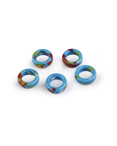 Porcelánové korálky / komponenty na výrobu ozdôb a príveskov - 5 ks | Mimib