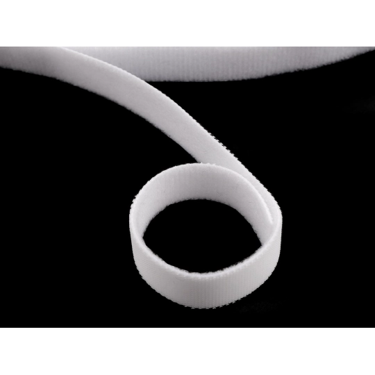 Nízkoprofilový suchý zips šírka 15 mm obojstranný, pre domácnosť a záhradu - 1 m | Mimib