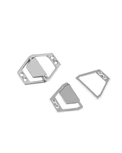 Kovové ozdobné zapínanie 20x26 mm - 1 pár | Mimib