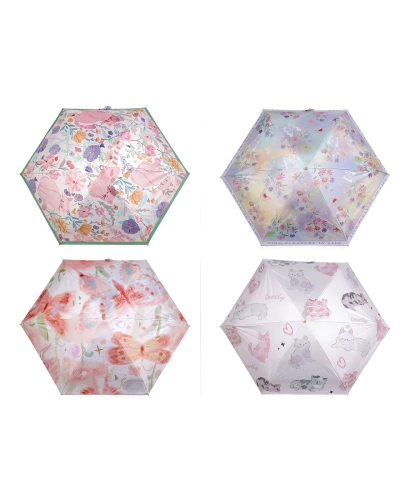 Dámsky mini skladací dáždnik - 1 ks | Mimib