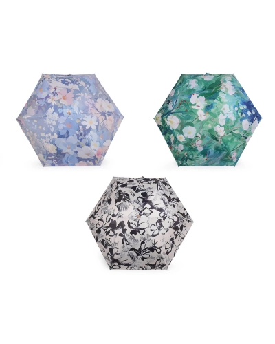 Dáždnik dámsky skladací mini kvety - 1 ks | Mimib