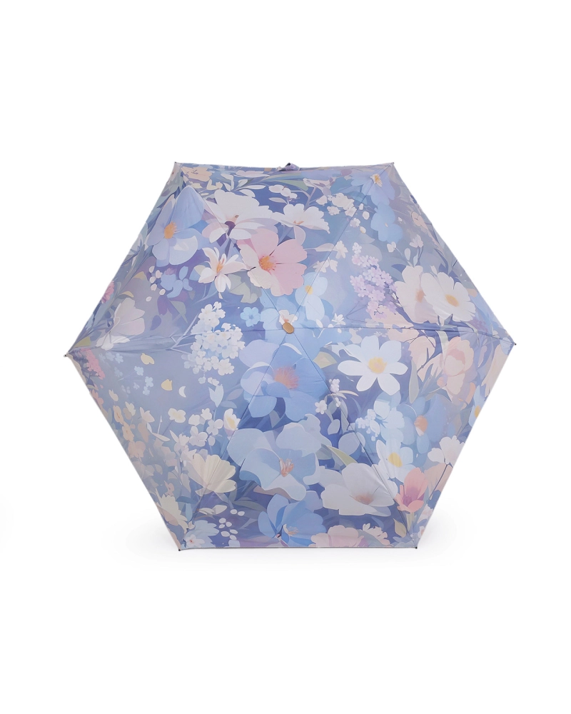 Dáždnik dámsky skladací mini kvety - 1 ks | Mimib