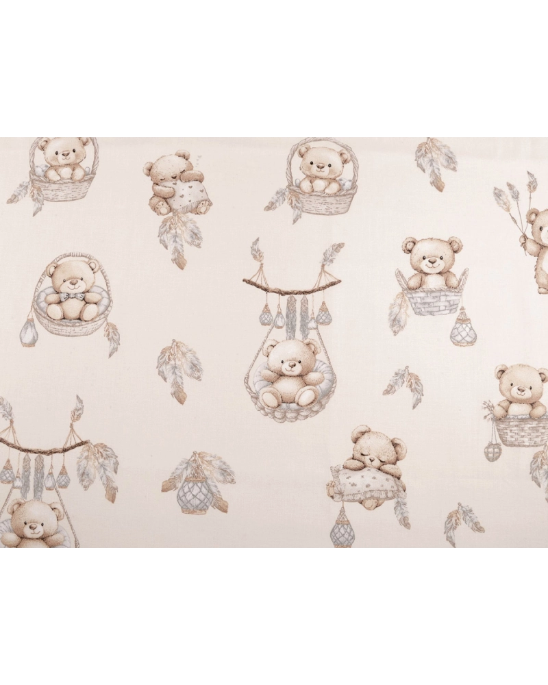Bavlnená látka / plátno medvedík - 1 m | Mimib