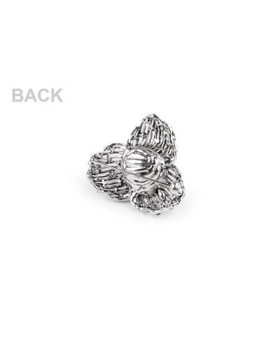 Brošňa s brúsenými kamienkami a perlou - 1 ks | Mimib