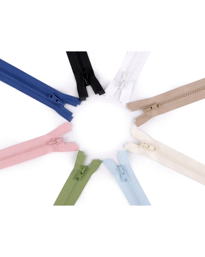 Kostený zips YKK No 3 dĺžka 30 cm - 1 ks | Mimib