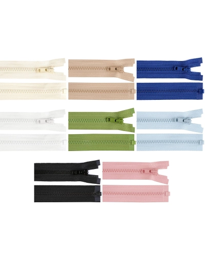 Kostený zips YKK No 3 dĺžka 45 cm - 1 ks | Mimib