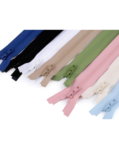 Kostený zips YKK No 3 dĺžka 60 cm - 1 ks | Mimib