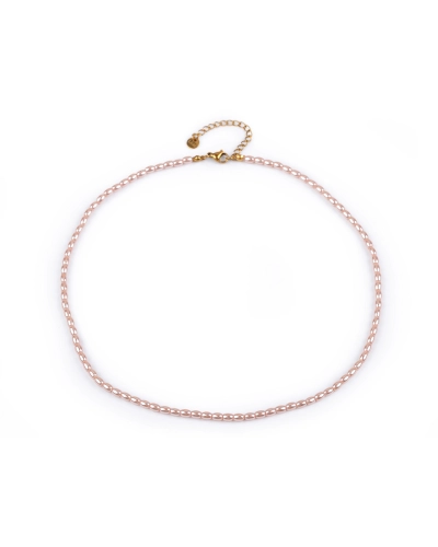 Perlový náhrdelník z korálikov v tvare ryže - 1 ks | Mimib