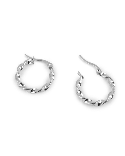 Náušnice z nerezovej ocele kruhy - 1 pár | Mimib