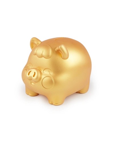 Zlaté prasiatko pre šťastie / pokladnička, veľké - 1 ks | Mimib