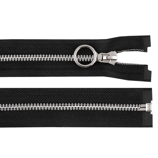 Kovový zips No 5 dĺžka 60 cm s ozdobným jazdcom - 1 ks | Mimib