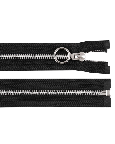 Kovový zips No 5 dĺžka 70 cm s ozdobným jazdcom - 1 ks | Mimib