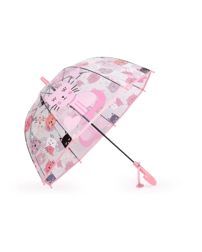 Detský priehľadný vystreľovací dáždnik mačky - 1 ks | Mimib