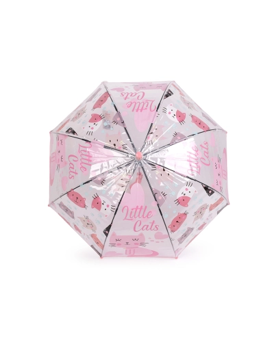 Detský priehľadný vystreľovací dáždnik mačky - 1 ks | Mimib