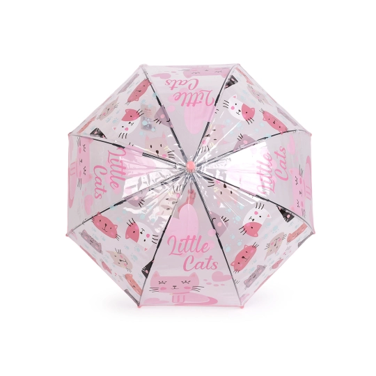 Detský priehľadný vystreľovací dáždnik mačky - 1 ks | Mimib