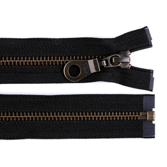 Staromosadzný zips YKK No 5 dĺžka 80 cm bundový - 1 ks | Mimib