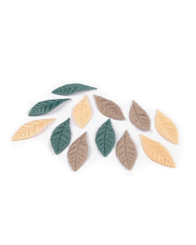 List textilný na našitie a nalepenie - 12 ks | Mimib